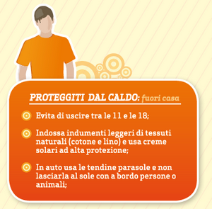 proteggiti dal caldo