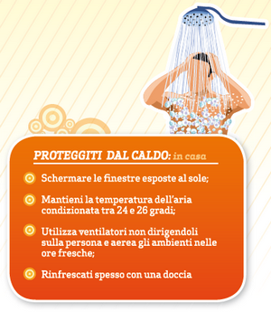 proteggiti dal caldo in casa