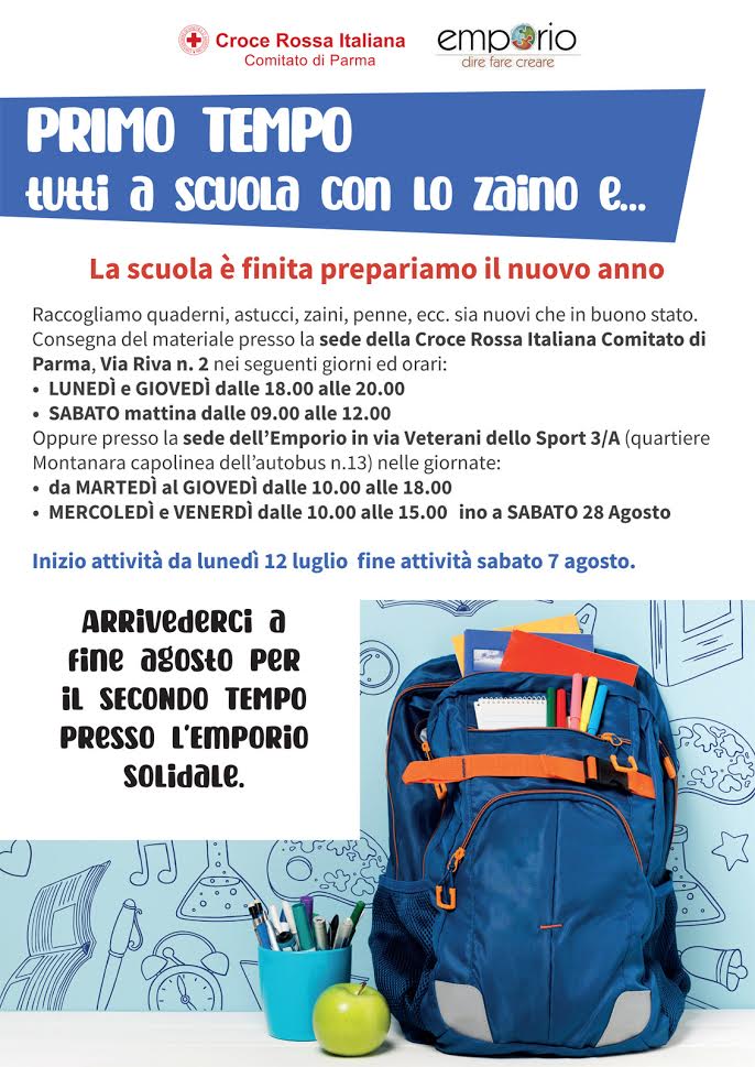 Tutti a scuola con lo zaino