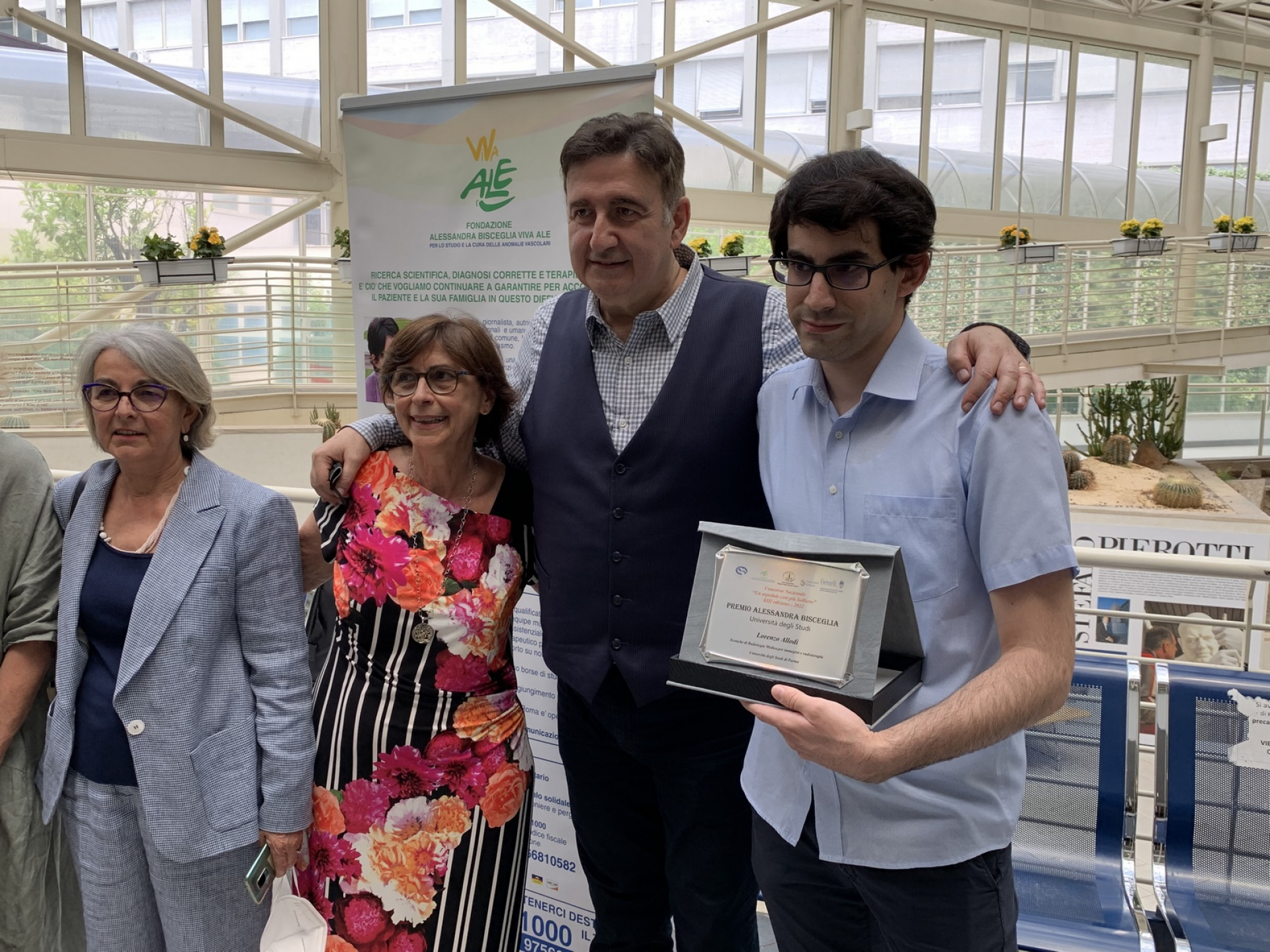 Lorenzo Allodi, un volontario CRI Parma tra i vincitori del XIII Concorso Nazionale &ldquo;Un ospedale con pi&ugrave; Sollievo&rdquo;