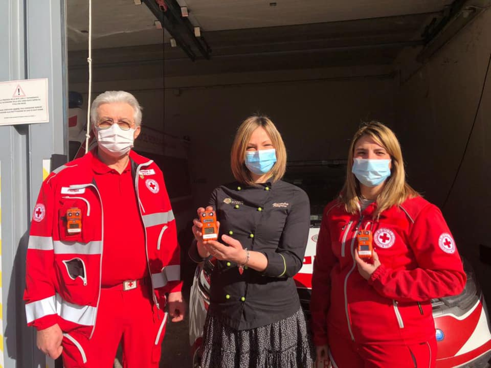 Nuova dotazione per gli equipaggi di emergenza CRI Parma, rilevatori di monossido Tango TX1, grazie a T&rsquo;Intorto