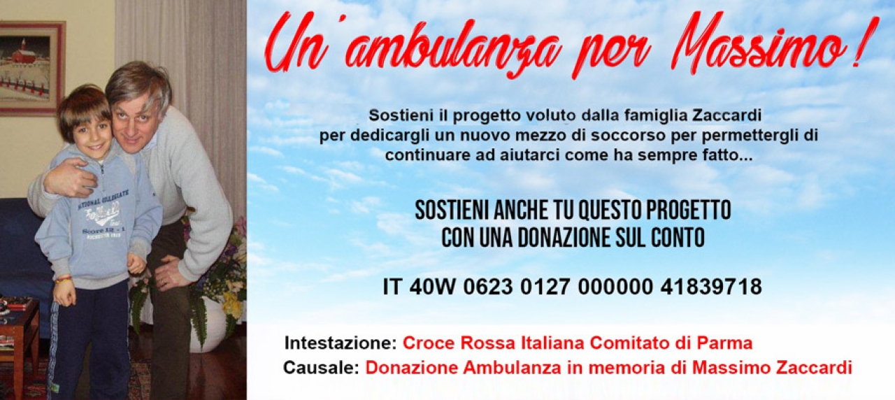 Quando la memoria risuona come una sirena: un'ambulanza in memoria di Massimo Zaccardi