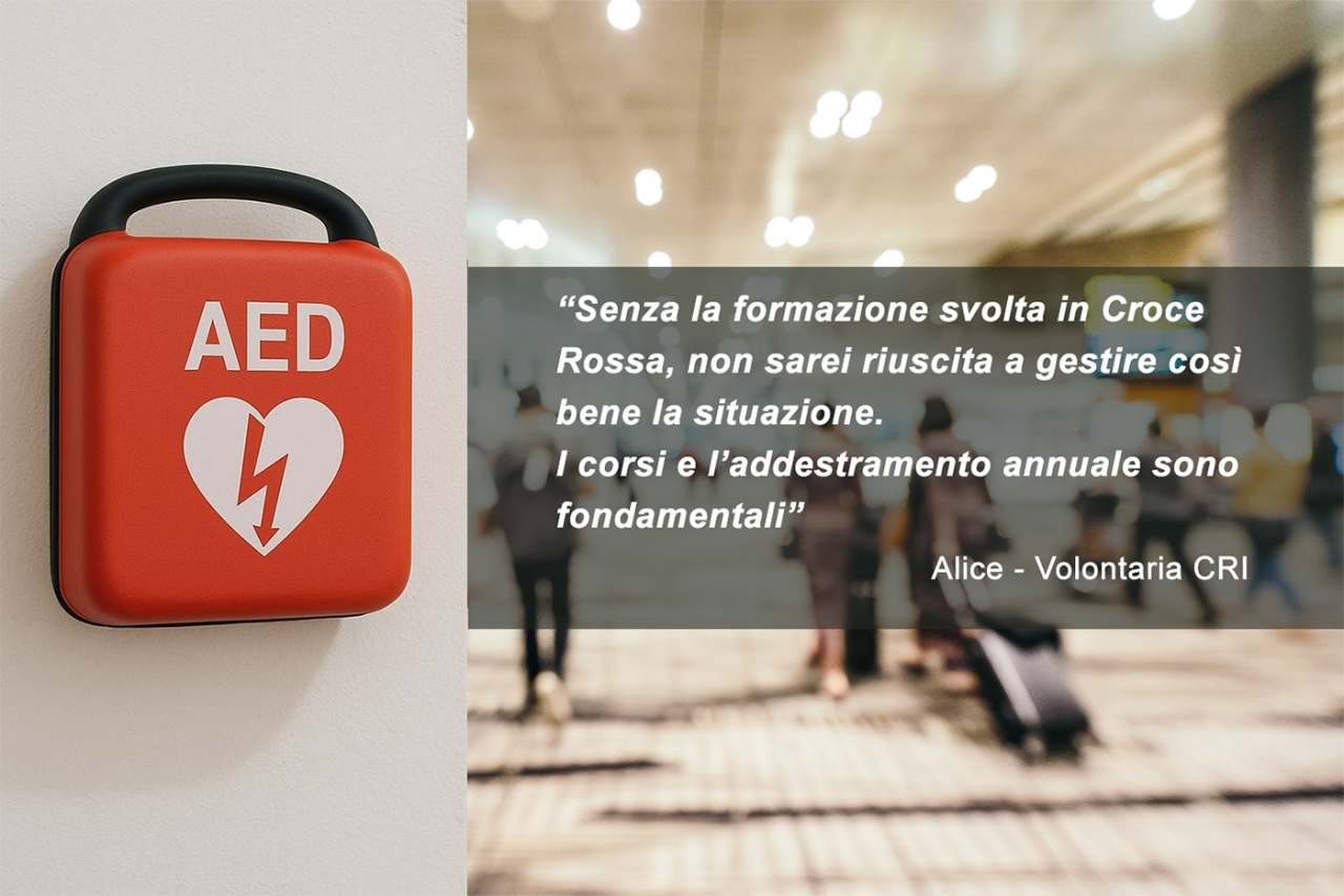 Alice, volontaria CRI Parma, salva una vita a Fiumicino: &ldquo;Il training &egrave; fondamentale&rdquo;