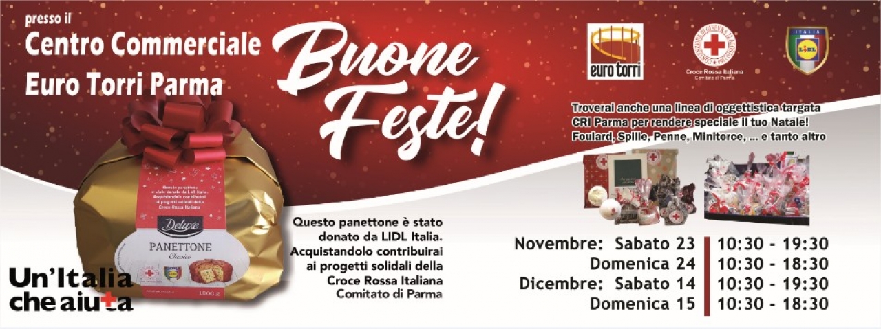 Solidariet&agrave; e dolcezza, torna il tradizionale Panettone Solidale della Croce Rossa con Lidl