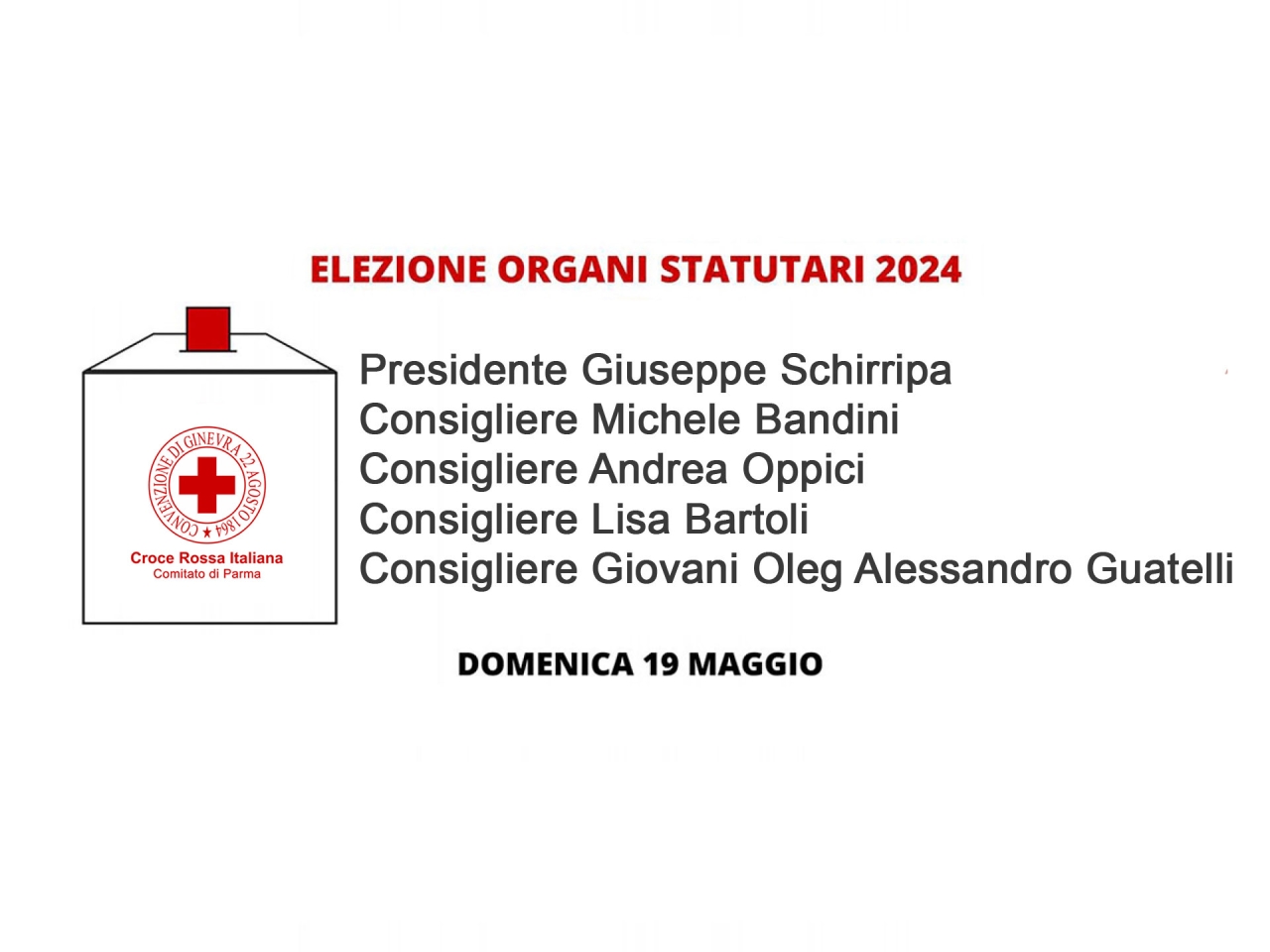 Il Dott. Giuseppe Schirripa &egrave; il nuovo Presidente CRI Parma